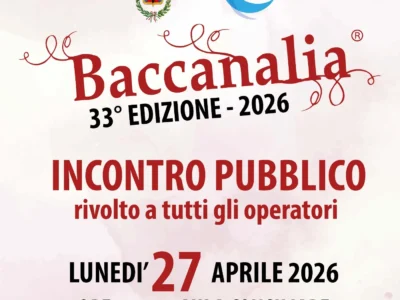 Baccanalia 2026 - Incontro con gli operatori